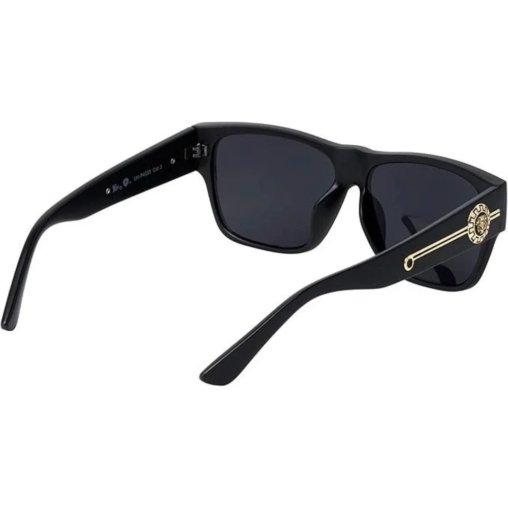 Sunglasses Dark Black Lens Frame Designer Style Men Street Wear UV400 Lentes New